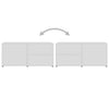 Weißes TV-Lowboard Gloria 80x34x36cm (Holz)