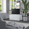 Weißes TV-Lowboard Gloria 80x34x36cm (Holz)