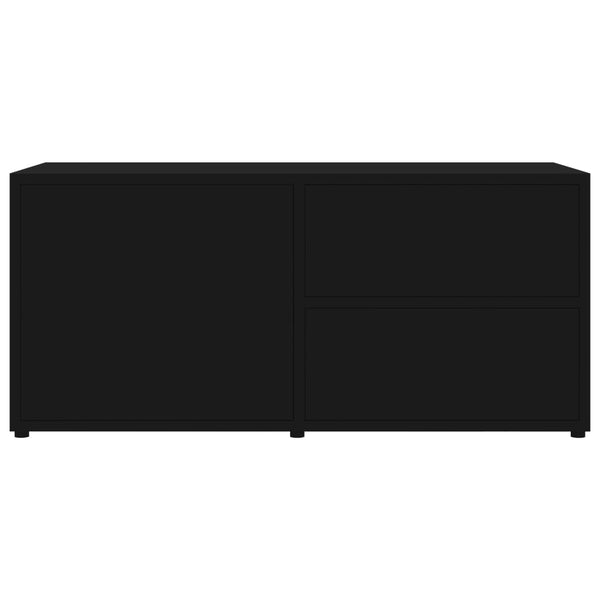 Schwarzes TV-Möbel Gloria 80x34x36cm (Holz)