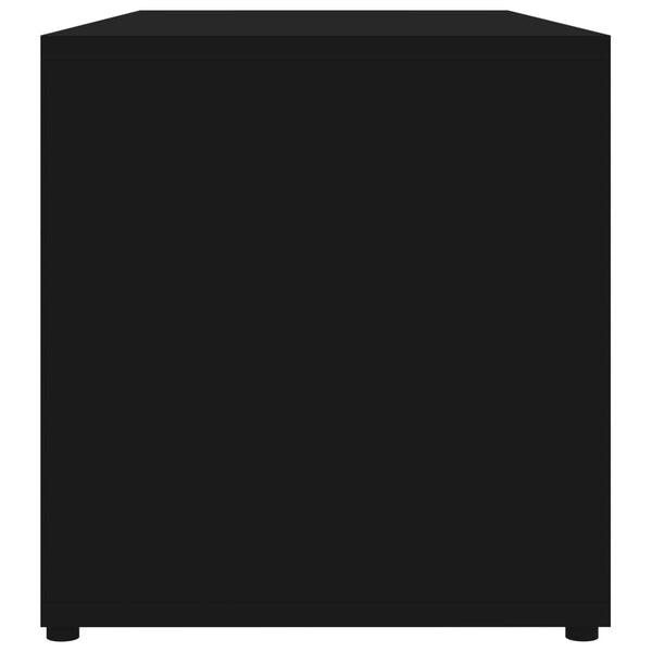Schwarzes TV-Möbel Gloria 80x34x36cm (Holz)