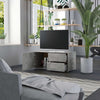TV-Tisch Glorian, Betongrau 80x34x36cm (Holz)