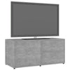 TV-Tisch Glorian, Betongrau 80x34x36cm (Holz)