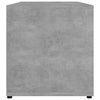 TV-Tisch Glorian, Betongrau 80x34x36cm (Holz)