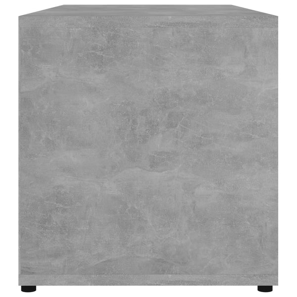 TV-Tisch Glorian, Betongrau 80x34x36cm (Holz)