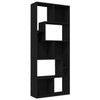 Schwarzes Bücherregal Ilda 67x24x161cm (Holz)