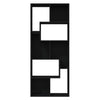 Schwarzes Bücherregal Ilda 67x24x161cm (Holz)