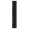 Schwarzes Bücherregal Ilda 67x24x161cm (Holz)