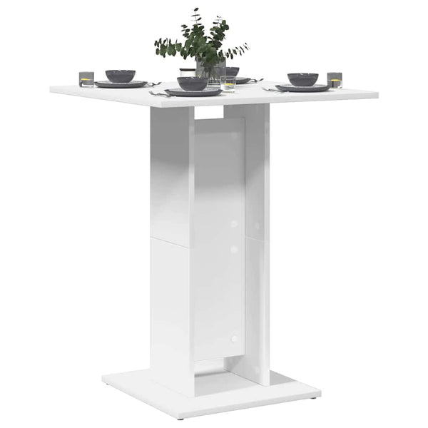Bistrotisch Panahi, weiß, 60x60x75cm (Holz)