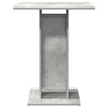 Betongrauer Bistrotisch Panahi 60x60x75cm (Holz)