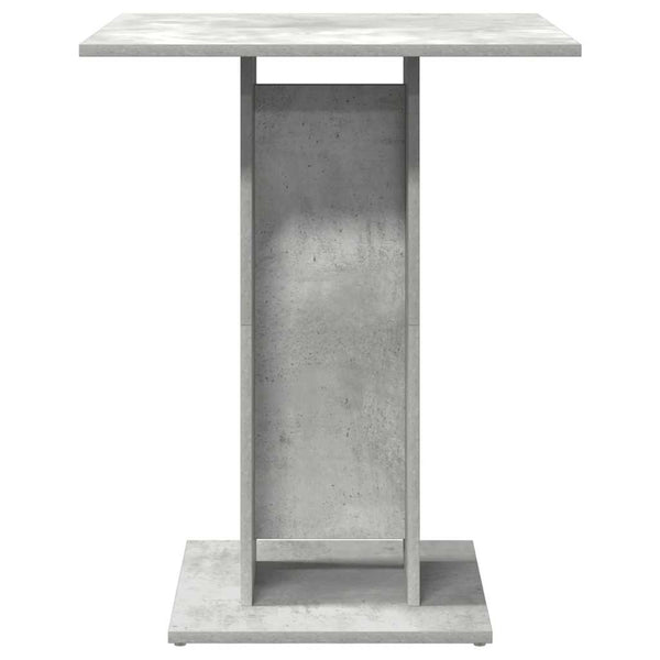 Betongrauer Bistrotisch Panahi 60x60x75cm (Holz)