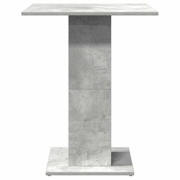 Betongrauer Bistrotisch Panahi 60x60x75cm (Holz)