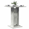 Betongrauer Bistrotisch Panahi 60x60x75cm (Holz)