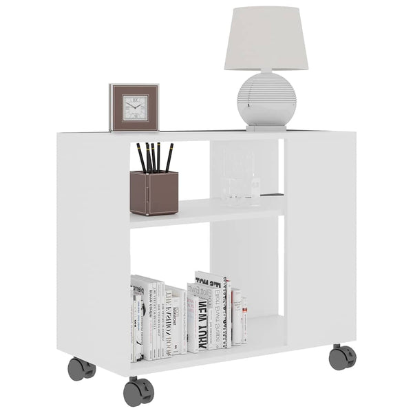 Weißer Beistelltisch Veronita 70x35x55cm (Holz)