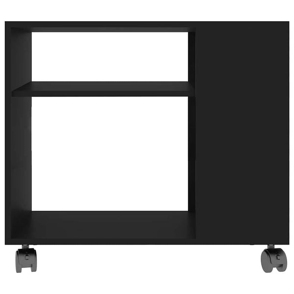 Musta sivupöytä Veronita 70x35x55cm (puinen)