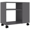 Veronita grauer Beistelltisch, Maße 70x35x55cm (Holz)