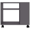 Veronita grauer Beistelltisch, Maße 70x35x55cm (Holz)