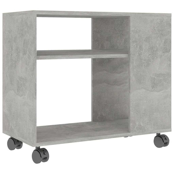 Betongrauer Beistelltisch Veronita 70x35x55cm (Holz)