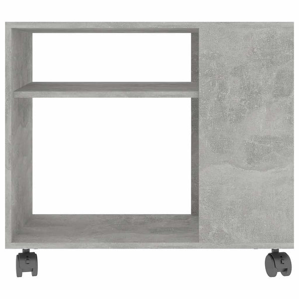Betongrauer Beistelltisch Veronita 70x35x55cm (Holz)