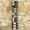 Schwarzes Faria Wand-Weinregal für 24 Flaschen (Eisen)