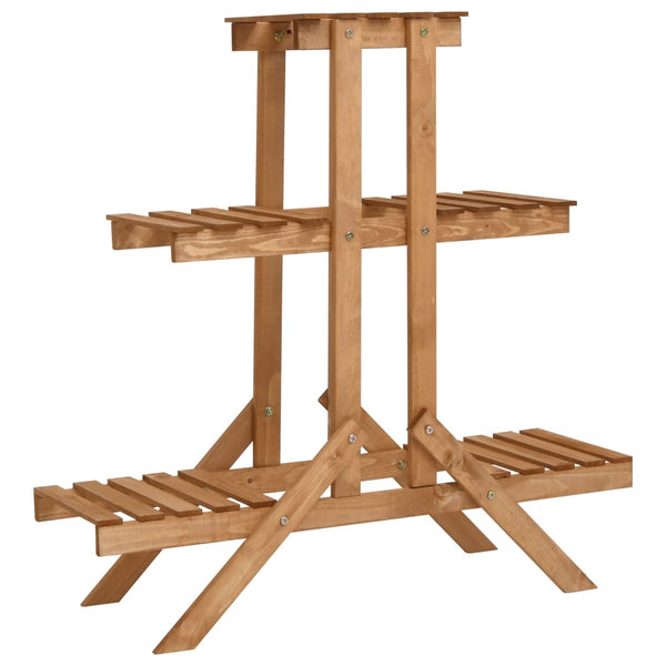 Hölzerner Blumenständer Alemanuta 83x25x83cm