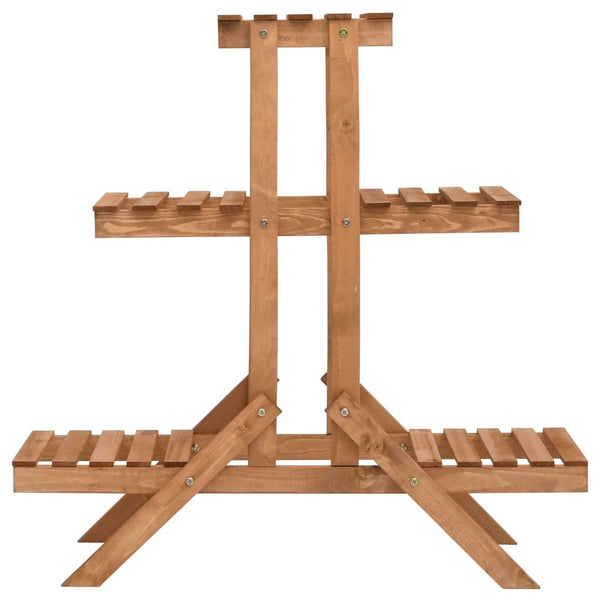 Hölzerner Blumenständer Alemanuta 83x25x83cm