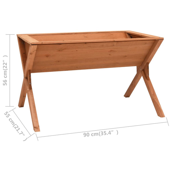 Puunväri kukkalaatikko Ciocirlan 90x55x56cm (kuusi)