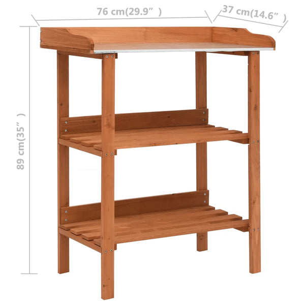 Puinen kukkateline Dawynie 76x37x89cm