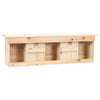 Sechs Sperlingsnisthäuser Vasca 68x15x21cm (5 Kammern)