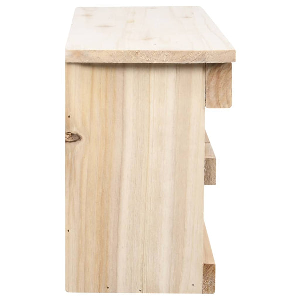 Sechs Sperlingsnisthäuser Vasca 68x15x21cm (5 Kammern)