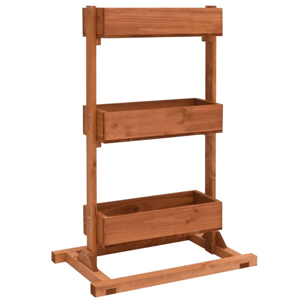 Puinen kukkateline Ilon 52x30x78cm