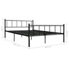 Schwarzes Bettgestell Samuila 180x200cm (Metall)