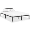 Schwarzes Bettgestell Riceta 160x200cm (Metall)