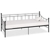 Schwarzes Tagesbettgestell Mlendea 90x200cm (Metall)