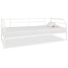 Weißes Tagesbettgestell Antemir 90x200cm (Metall)
