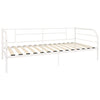 Weißes Tagesbettgestell Antemir 90x200cm (Metall)