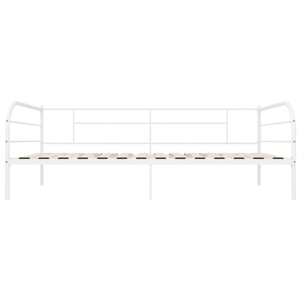 Weißes Tagesbettgestell Antemir 90x200cm (Metall)