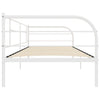 Weißes Tagesbettgestell Antemir 90x200cm (Metall)