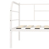 Weißes Tagesbettgestell Antemir 90x200cm (Metall)