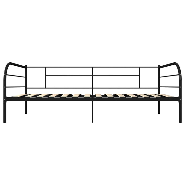 Musta päivävuoteenrunko Antemir 90x200cm (metalli)