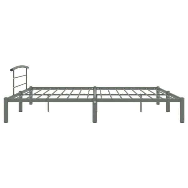 Harmaa sängynrunko Riceta 200x200cm (metalli)