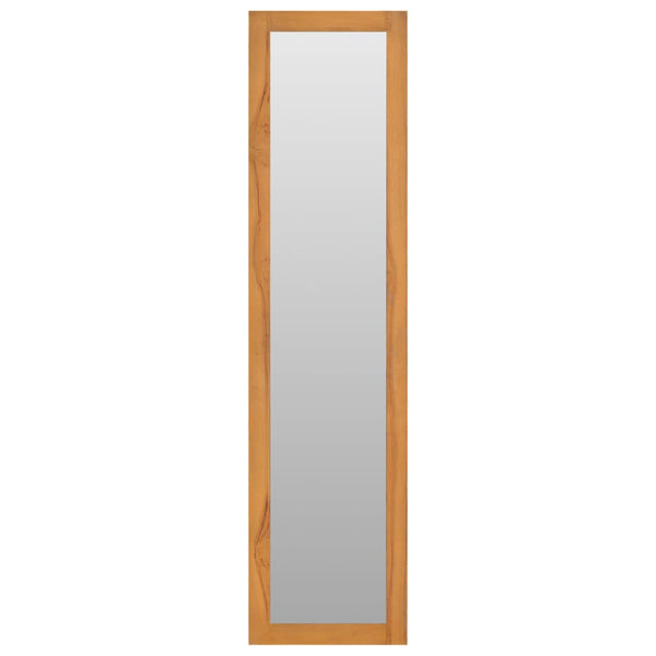 Wandspiegel mit Ablagen Andor 30x30x120cm (Teak)