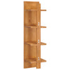 Wandspiegel mit Ablagen Andor 30x30x120cm (Teak)