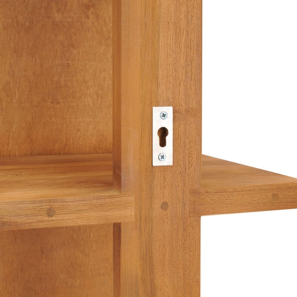Wandspiegel mit Ablagen Andor 30x30x120cm (Teak)