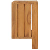 Wandmontierter Handtuchhalter Solyom 35x20x35cm (Teak)