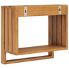 Wandmontierter Handtuchhalter Solyom 35x20x35cm (Teak)