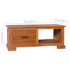 Tv-taso Izvoarele 90x50x37cm (tiikki)