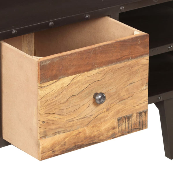 Couchtisch Tistau 100x50x45cm (recyceltes Massivholz)