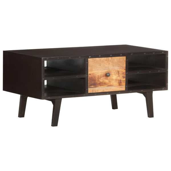 Couchtisch Tistau 100x50x45cm (recyceltes Massivholz)