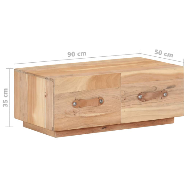 Couchtisch Byrd 90x50x35cm (recyceltes Massivholz)