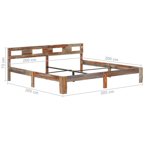 Bettgestell Dib 200x200cm (Sesamholz)